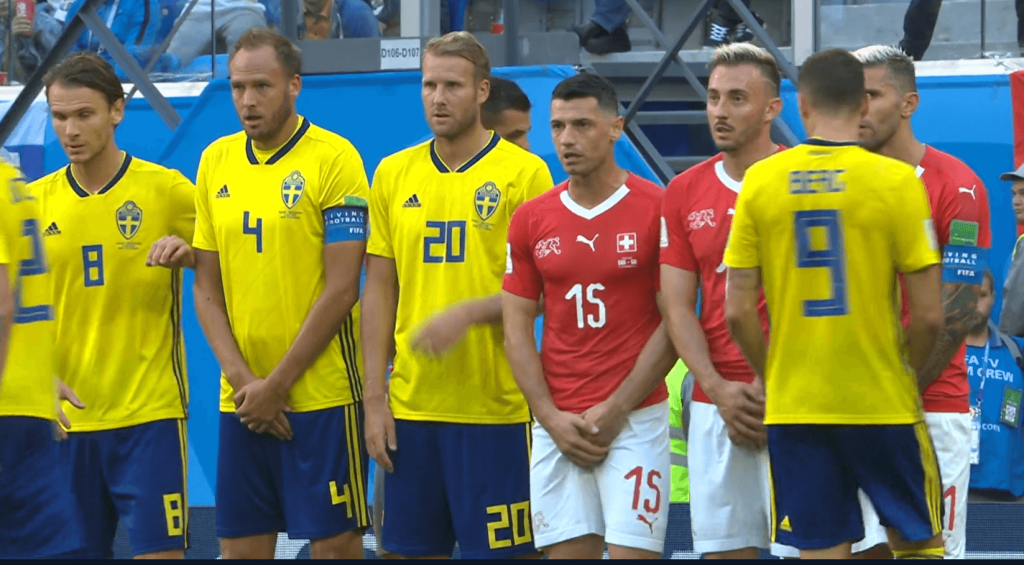 Svezia - Svizzera 1-0 - Mondiali di calcio